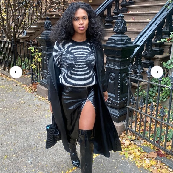 NWT- Paloma Wool Matrix Sweater Black and White Small - Picture 7 of 8